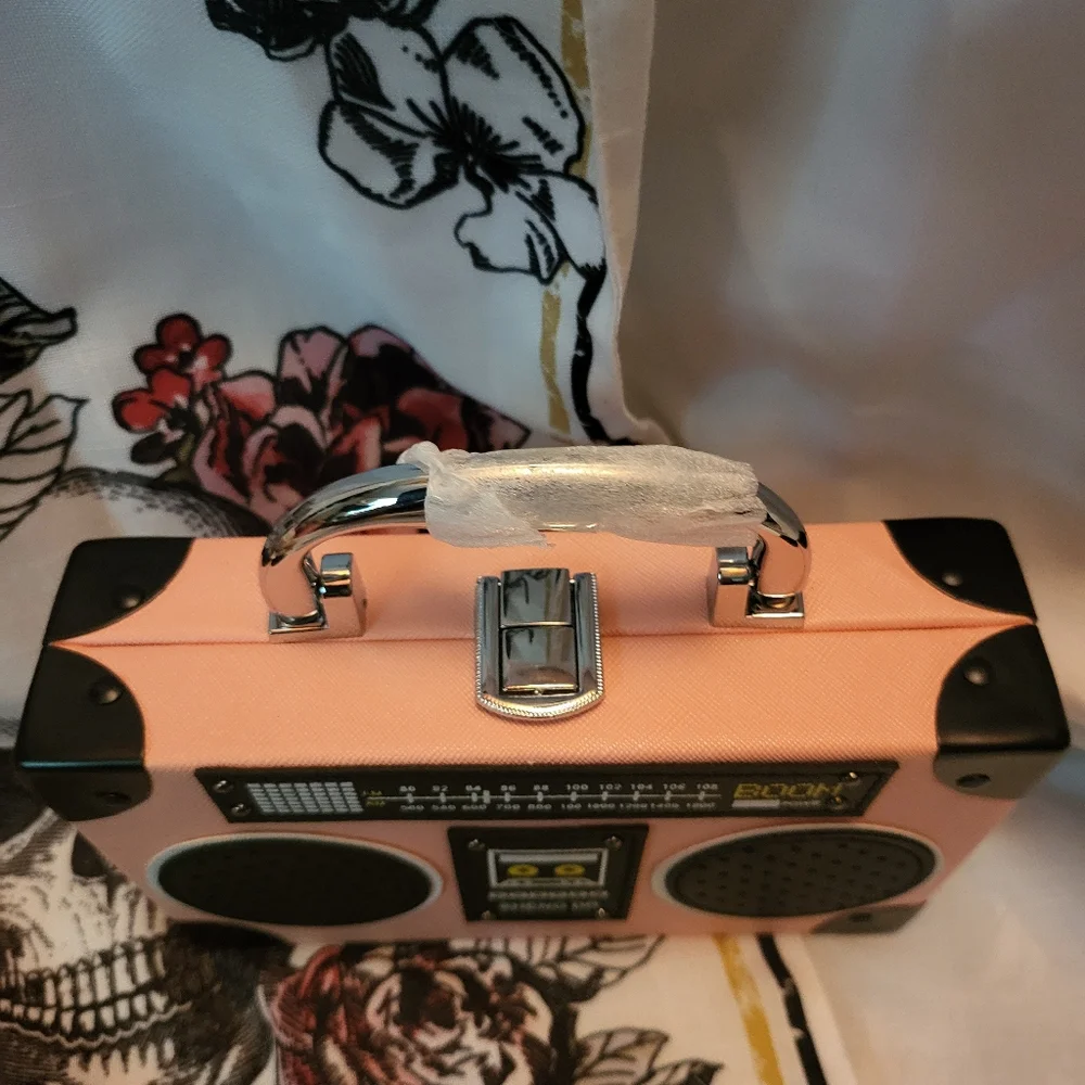 NWT MINI BOOM BOX PURSE